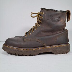VTG Dr Martens 1460 Boots UK 7, US Men 8 Women 9 Made in England Air Wair Brown